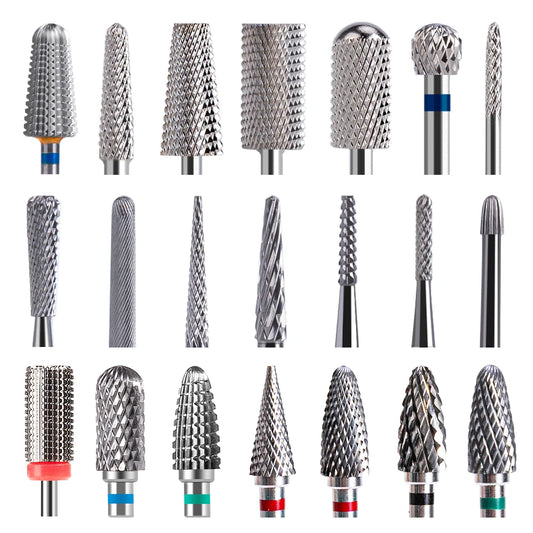 Foret à ongles en carbure de tungstène et céramique